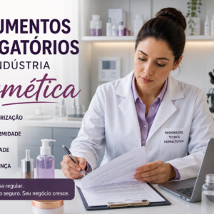 Documentos obrigatórios para indústria cosmética: o que sua empresa precisa para funcionar legalmente.